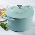 thumbnail image 2 of Martha Stewart Gatwick 7 QT Enameled Cast Iron Dutch Oven - Martha Blue, 2 of 11