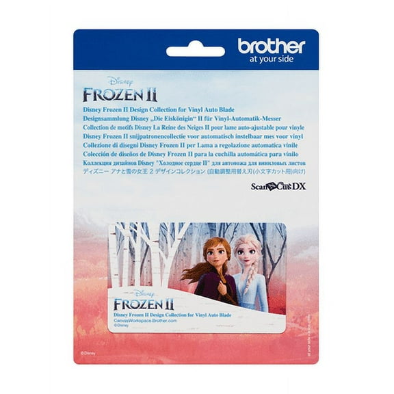 Disney Frozen 2 Design Collection for ScanNCut DX SDX225, SDX230D CADXDSNP11 Brother