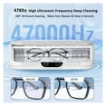 thumbnail image 3 of 47000Hz Ultrasonic Cleaner 400ML Mini High-Frequency Vibration Cleaning Equipment ,High Powerful, 3 of 6