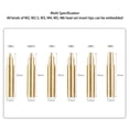 thumbnail image 4 of Soldering Iron Tips, High Thermal Conductivity Integrated Design M2 M2.5 M3 M4 M5 M6 Sturdy Structure Heat Set Insert Tips  for SP40NKUS, 4 of 7