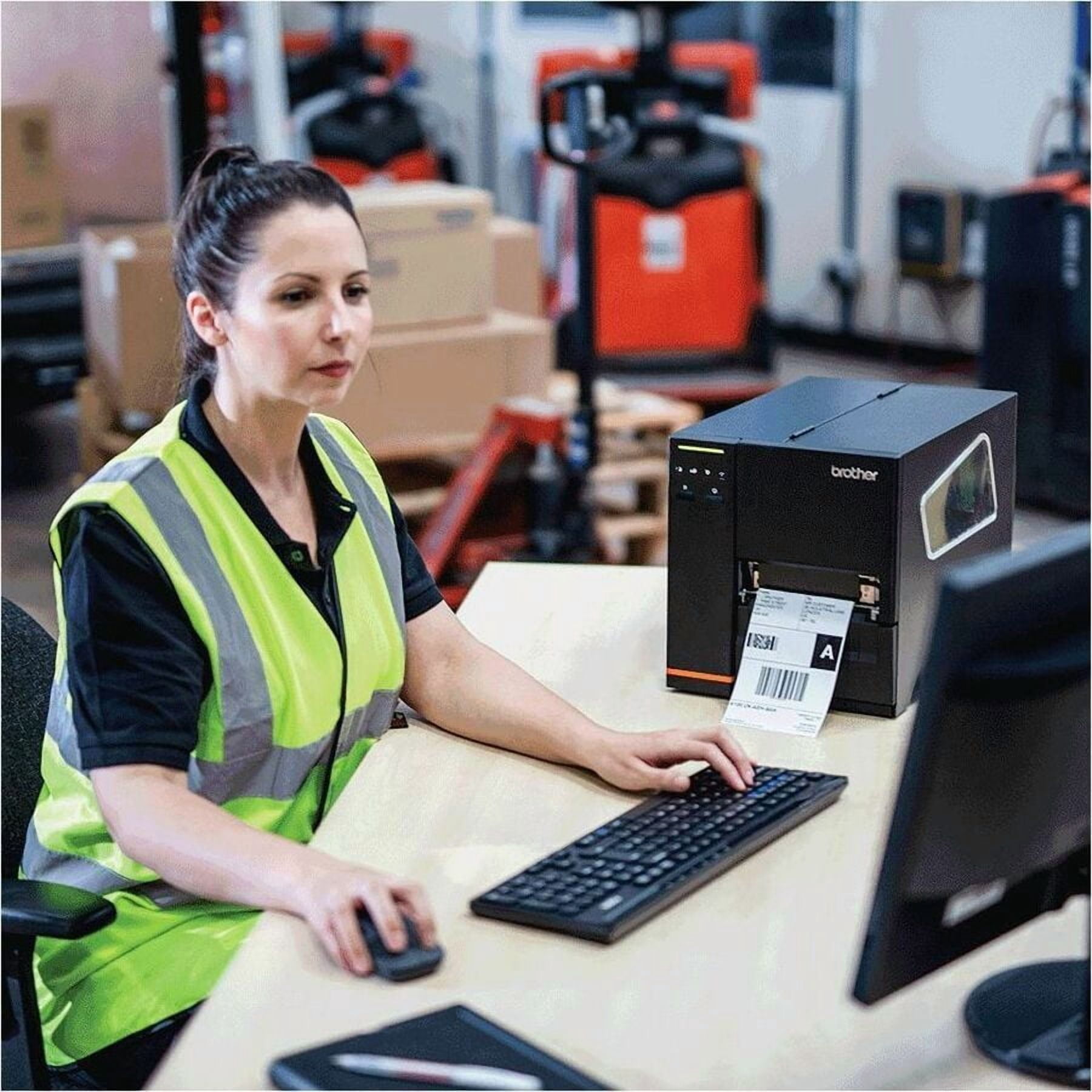 Brother TJ-4021TN Industrial Barcode Label Printer with Touch Panel