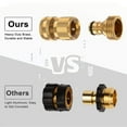 thumbnail image 4 of Hose Quick Connector, Garden Hose Adapter 2PCS Male And Female  For Faucet, 4 of 8