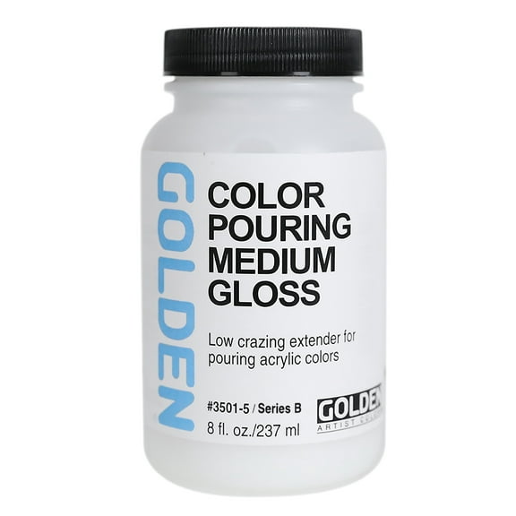 Golden Color Pouring Medium, Gloss, 8 oz.