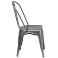 thumbnail image 3 of Clear Coated Metal Indoor Stackable Chair, 3 of 9