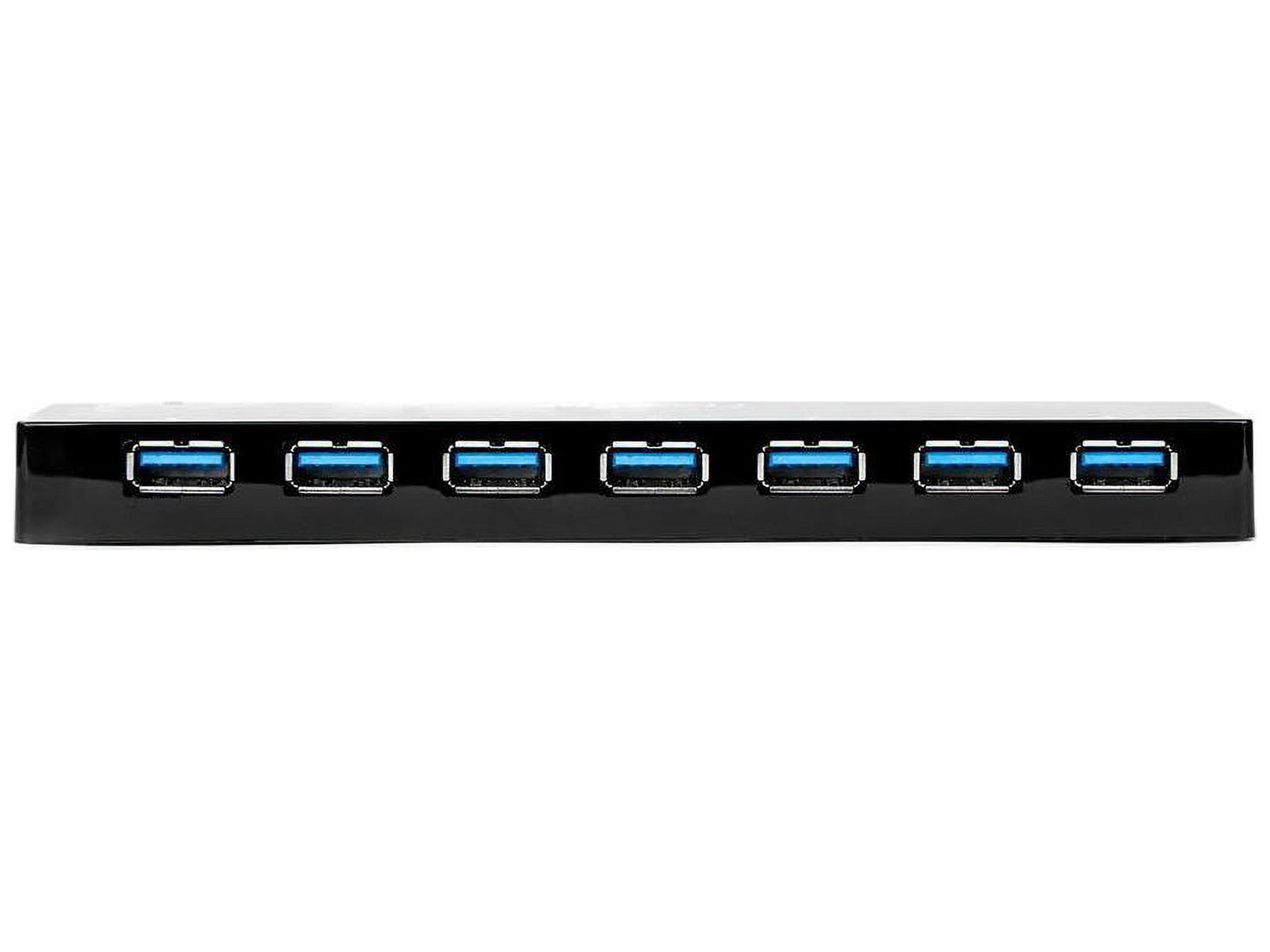 Rocstor 7-port USB Hub - USB 3.0 - External - 7 USB Port(s) - 7 USB 3.0 Port(s) 2 CHARGING PORTS - 2 X 1.5A