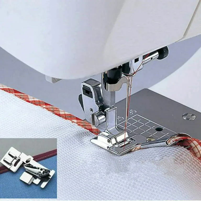 Household Multifunctional Electric Sewing Machine Bias Binder Presser Foot,  0.5-2cm Adjustable Fold Bias Tape Maker