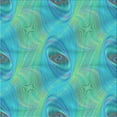 thumbnail image 1 of Ahgly Company Machine Washable Indoor Square Transitional Bright Turquoise Blue Area Rugs, 4' Square, 1 of 7