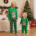 thumbnail image 5 of Christmas Pajamas for Family, Long Sleeve Elk Tops + Plaid Pants Set for Adults,, 5 of 8