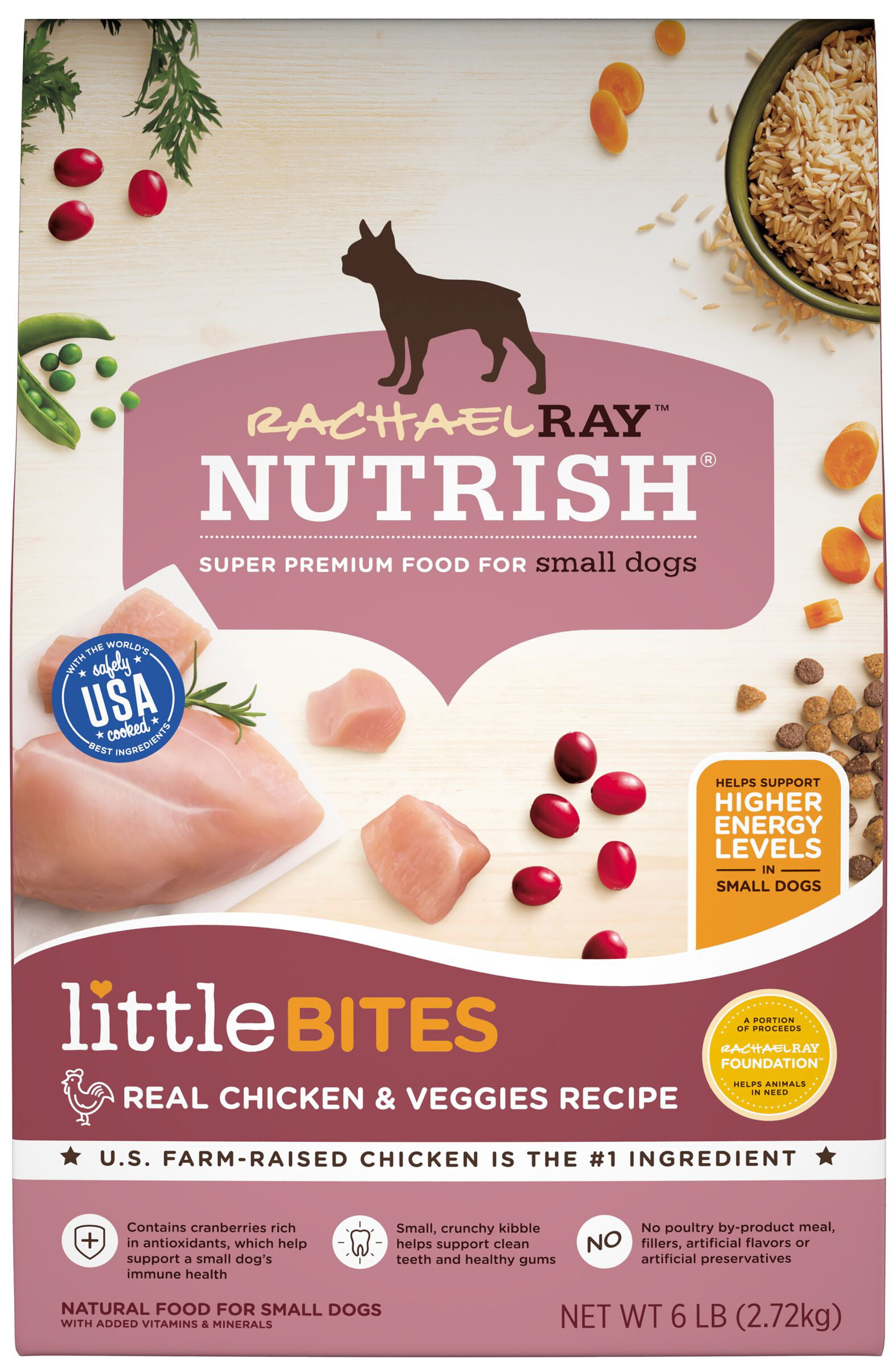 Rachael Ray Nutrish LittleBites Real Chicken & Veggies Recipe Small