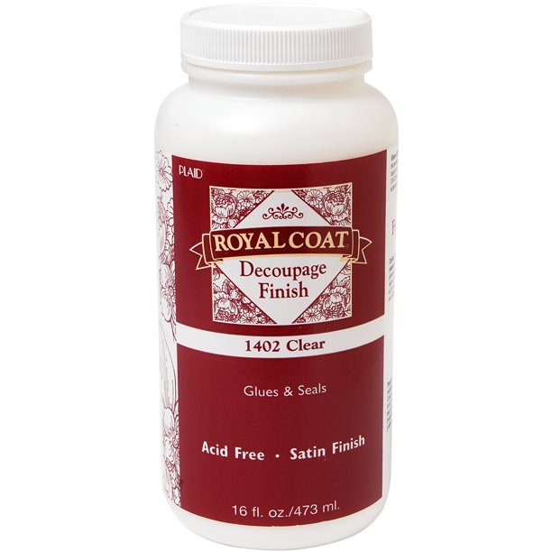 Royal Coat Satin Decoupage Finish16oz Clear