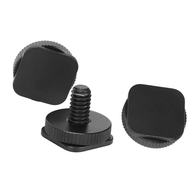 Camera Hot Shoe Adapter,3 Pieces 1/4in Tripod Camera Mount Adapter Tripod Screw Adapter Exceptional Value