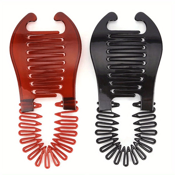 DIY Hair Styling Tool: Elastic Hair Braider Clip Comb for Flexible Interlocking Braids
