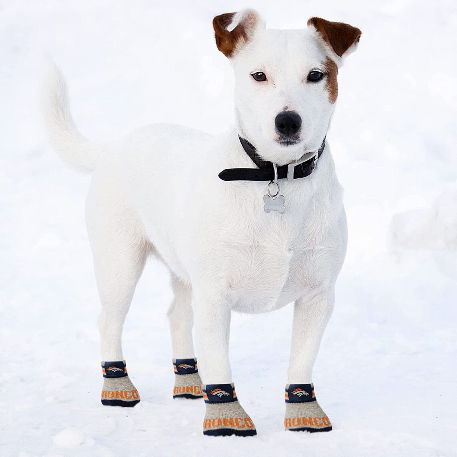 NFL Anti Slip Dog Socks with Elastic Ribbed Top Indoor/Outdoor Paw Protection