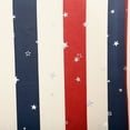 thumbnail image 2 of Best Home Fashion, Inc. Metallic Star Room Striped Semi-Sheer Grommet Curtain Panels (Set of 2), 2 of 3