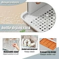 thumbnail image 6 of Lolynie Portable Baby Bottle Drying Rack With Lid – Detachable Water Filter Tray – Storage Rack For Bottles And Accessories, 6 of 8