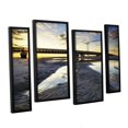 thumbnail image 2 of ArtWall Steve Ainsworth "Hatteras Pools and Bridge" 4-Piece Floater Framed Canvas Staggered Set, 2 of 2