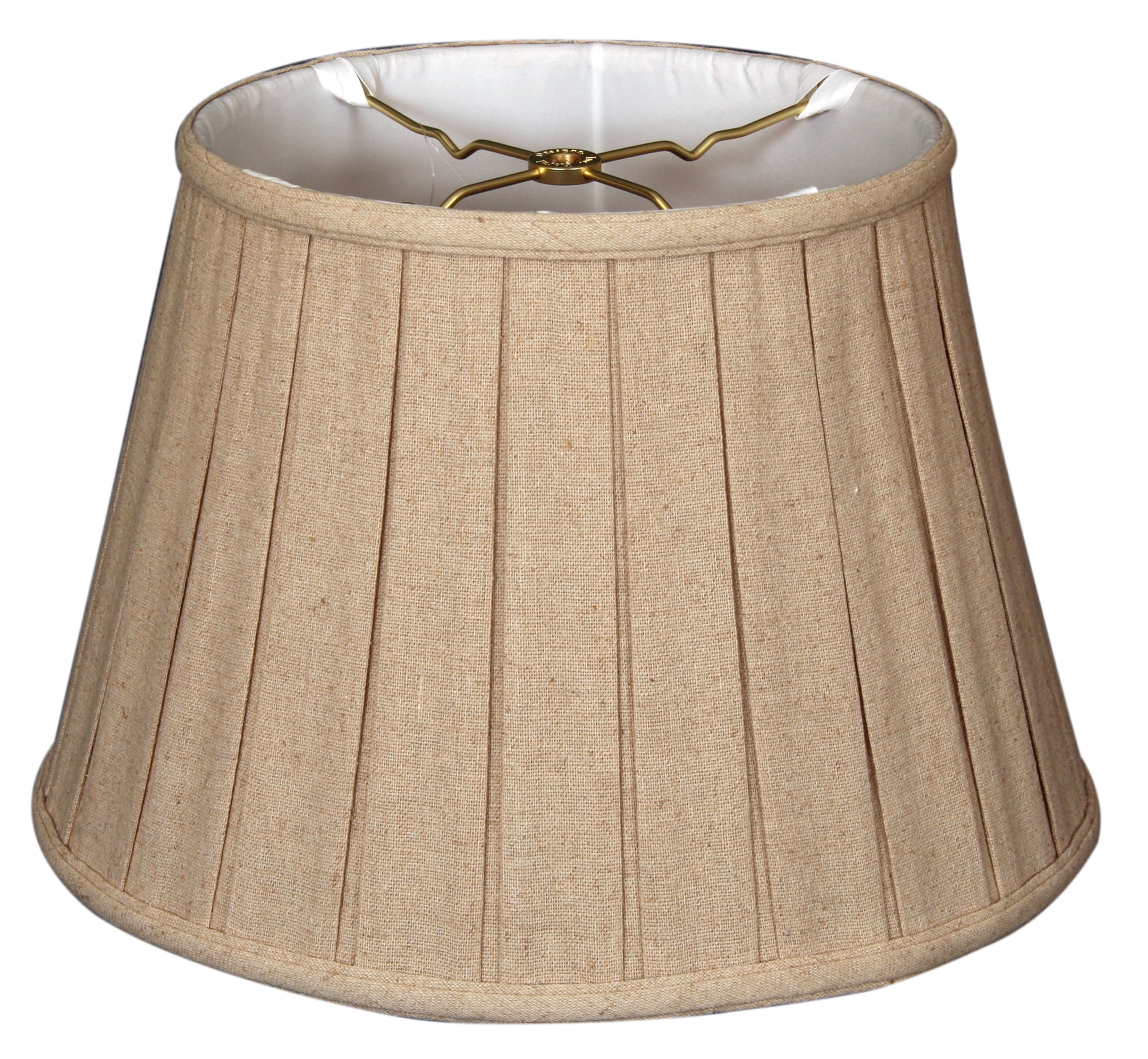 Royal Designs 18" Empire English Pleat Lamp Shade Linen Cream