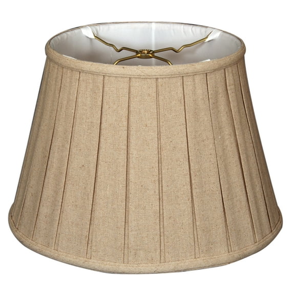 Royal Designs 19" Empire English Pleat Lamp Shade Linen Cream