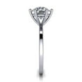 thumbnail image 3 of 4.00 Ct Brilliant Cut Round Natural Moissanite Diamond Engagement Rings for her Fine 14K White Gold, 3 of 6