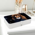 thumbnail image 6 of Leo PU Leather Jewelry Box with Removable Compartment and Necklace Organizer Display Case - Portable, 6 of 6