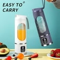 thumbnail image 5 of Digital Multimode Juicer Blender - Smart LED Display, 450ML Portable Electric Juice Cup, Leak Proof Design for Smoothies, Juicing, Ice Crushing, Travel, Gym, 5 of 7