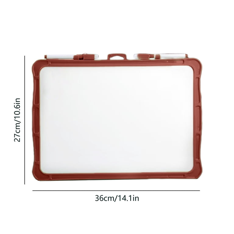 SMALL DRY ERASE WHITEBOARD 14.1X11 INCH | MAGNETIC IRON BOARD | VOLCANICS PORTABLE BOARD