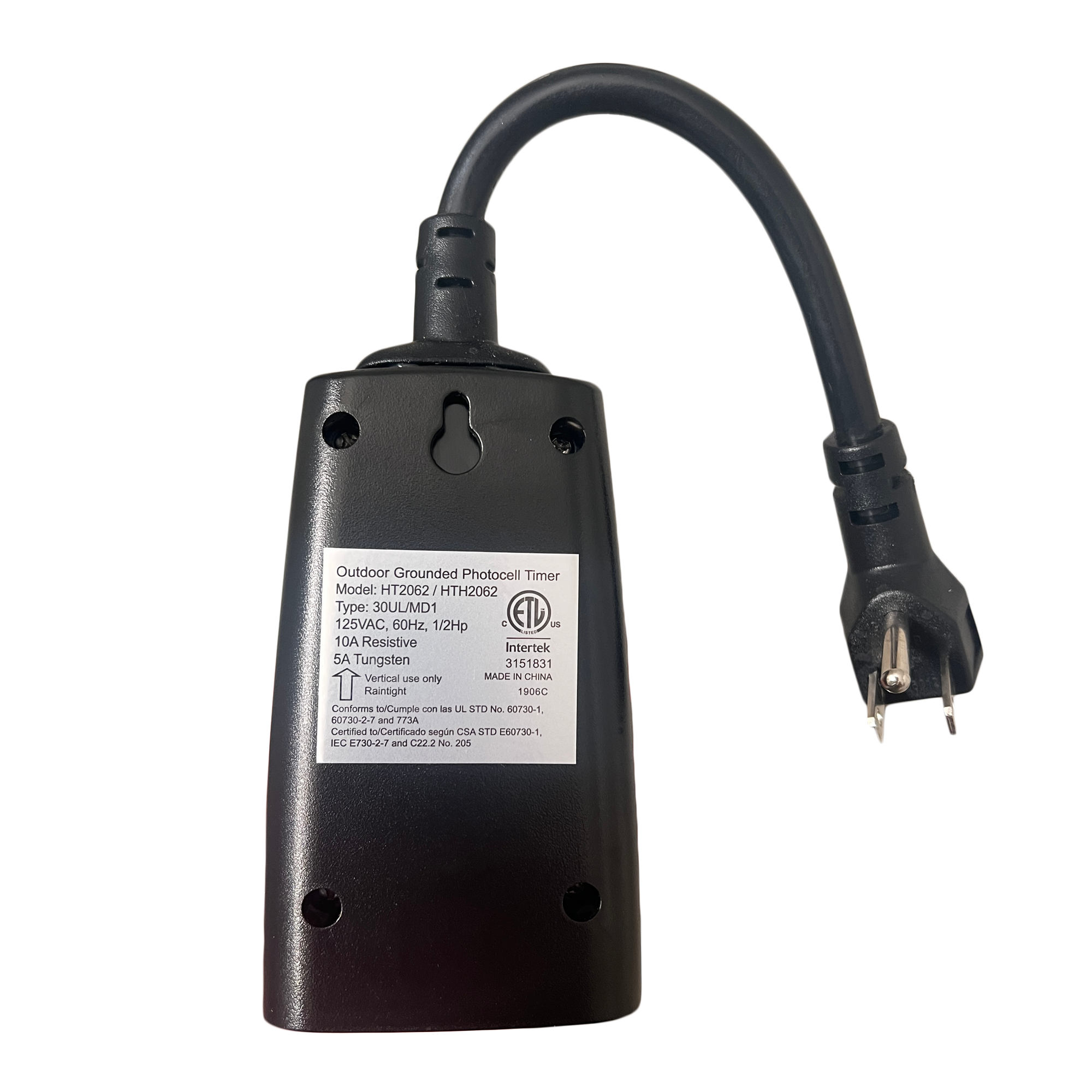 Hyper Tough Dusk to Dawn Outdoor Timer, Photocell, 1 Outlet photo 2
