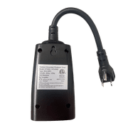 Hyper Tough Photocell Photocell Dusk to Dawn Outdoor Timer, 1 Outlet, 3-Pronged Outlet, 10 Amps