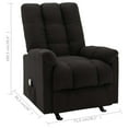 thumbnail image 2 of vidaXL Massage Recliner Electric Massaging Recliner Chair for Elderly Fabric, 2 of 8