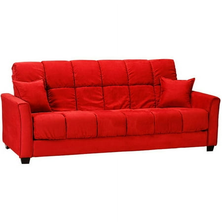 Baja Convert-A-Couch Sofa Bed, Red