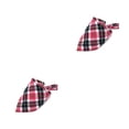 thumbnail image 3 of Methold Perro Bandanas Saliva Toalla Triángulo Bufandas ajustables Tema escocés Pajarita Reversible Impresión Mascotas Suministros Tipo 10 tipo 10 2piezas, 3 of 6