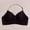 Black, variant on Women's Halter Thin Spaghetti Strap V-Neck Naked Sense Seamless Wireless Bra, Convertible Back Invisible Light Support Daily Bra Beige XL