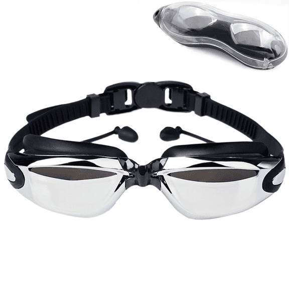 Prichor Swim Goggles – No Leaking Panoramic View – Anti-Fog UV Protection – Adult Men Women Youth