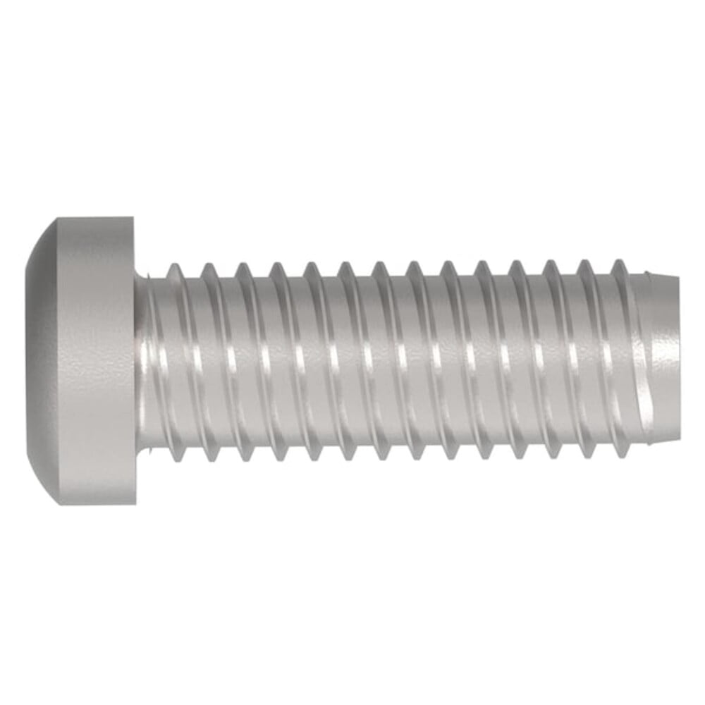 Thread Cutting Screw, M3 x 10 mm, Zinc Plated Steel Fillister Head Phillips Drive, 500 PK