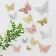 thumbnail image 4 of 48 piezas de decoración de pared de mariposa 3D, 4 estilos, 3 tamaños, decoraciones de mariposas doradas para decoraciones de habitación de pastel de fiesta de cumpleaños de mariposa, 4 of 5