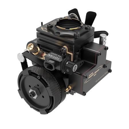 TOYAN FS-S100AT 3.5cc 4-Stroke Nitro Gasoline Engine Model with Visible Chamber for RC Car Boat Teaching Display