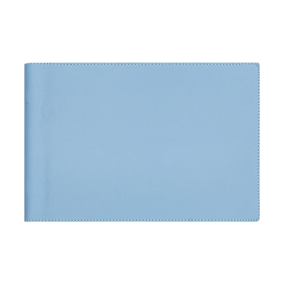 A4 Soft Binder with Removable Clips - Durable Leather Cover for Organizing Documents