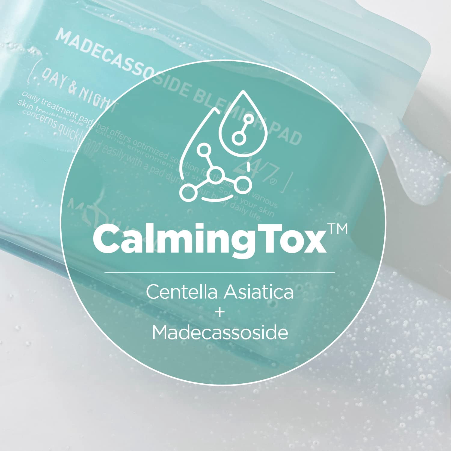 MEDIHEAL Madecassoside Cotton Facial Pads - Toner Pads with