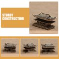 thumbnail image 4 of PTOOTP Vintage Chinese Zen Statue Golden Figurine Decorative Desktop Ornament for Home and Office Decor, 4 of 5