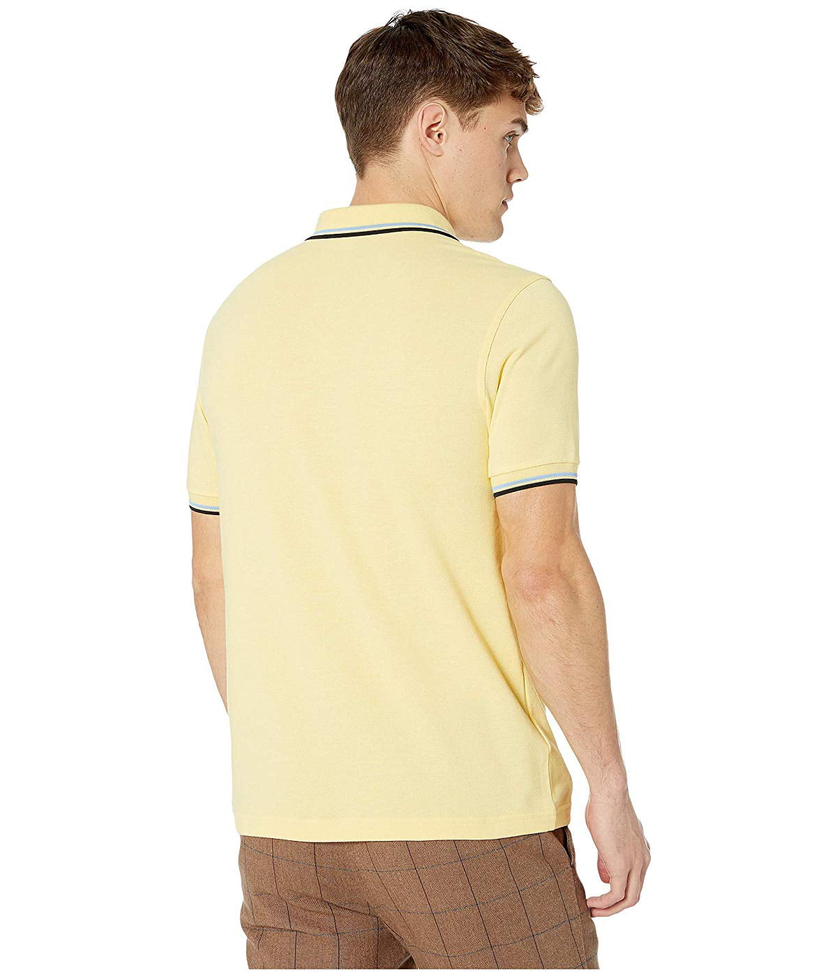 Notebook Soms Station Fred Perry Twin Tipped Shirt Soft Yellow/Summer Blue/Black - Walmart.com
