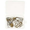 thumbnail image 1 of SWETRACE 2 Boxes Metal Suspender Buckles Adjustable for Fixing Wool Pants Children, 1 of 8