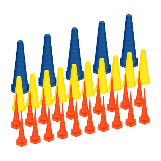 Kit de 35 tapones para servicio de aceite hidráulico industrial, paquete múltiple de mangueras Azul Amarillo Naranja