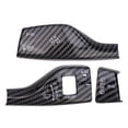thumbnail image 4 of Carbon Fiber Turn Signal Wiper Lever Cover Trim 3X for Bmw X1 X2 X3 X4 for X5 X6 X7, 4 of 9