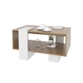thumbnail image 2 of Mesa de Centro Estilo Moderno Mod.  PDC-26 Almendra-Blanco, 2 of 8