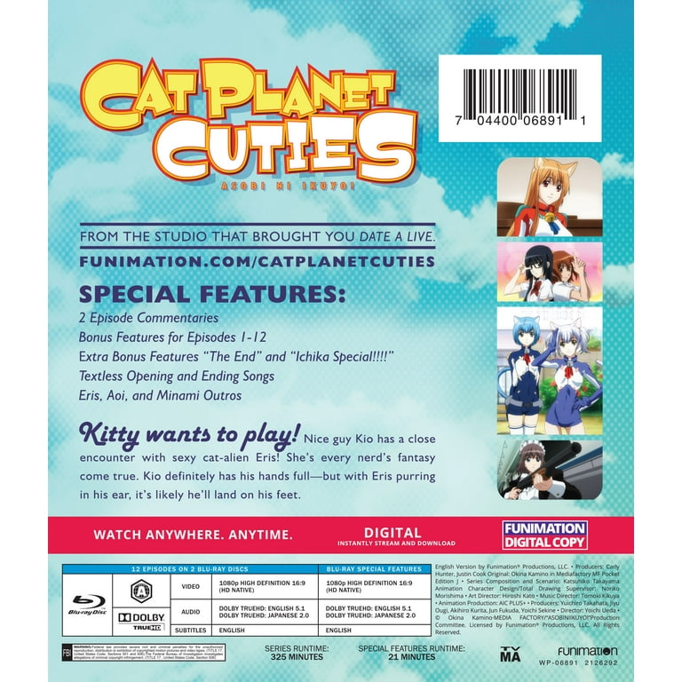 Crunchyroll Cat Planet Cuties (Blu-ray, Digital Copy