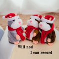 thumbnail image 4 of Interesting Talking Hamster Plush Animal Doll Sound Walking Speech Recording, 4 of 5