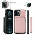 thumbnail image 3 of iPhone 13 Pro Max Case,Dteck Magnetic Leather Detachable Wallet Functional Removable Case Shockproof Rubber Cards Holder Money Pocket Hybrid Kickstand Back Cover For iPhone 13 Pro Max 6.7-inch,Pink, 3 of 7