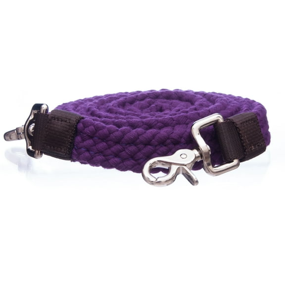 Cotton Roping Rein, 7' long Colors: Purple