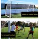 thumbnail image 4 of Red de fútbol para portería de fútbol, para entrenamiento deportivo de jóvenes, 3 m x 2 m, 1,2 mx 1,8 m, red de fútbol para puerta, plegable, portátil, para niños, 4 of 5
