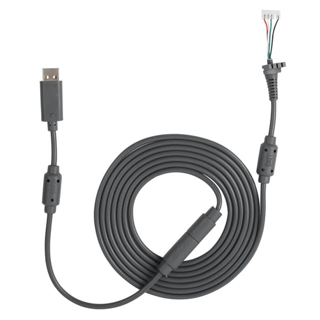 Cable de Repuesto para el Cable del Gamepad de 8.2FT USB 5Pin con Adaptador Breakaway para Xbox 360, Cable de reemplazo para el Controlador de Xbox 360 Cable USB para Xbox 360 Partes Electronicas Octpeak No